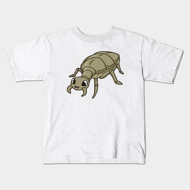 Kawaii antlion Kids T-Shirt by Modern Medieval Design